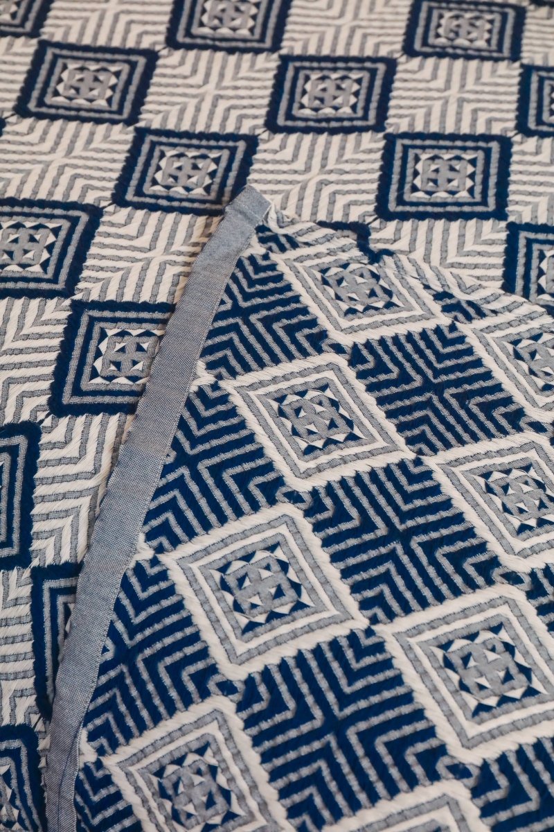 *NEW* Limited Edition Zarif Blanket - King - BLEZARIFKBLU - OddBird Co.