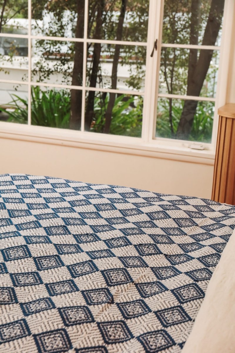 *NEW* Limited Edition Zarif Blanket - King - BLEZARIFKBLU - OddBird Co.