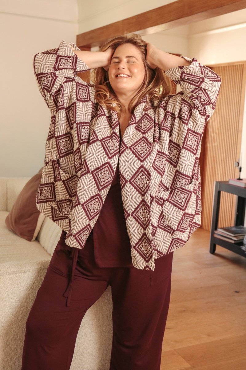 *NEW* Limited Edition Zarif Shawl Sweater - OLEZARIFBGDYXXS - OddBird Co.