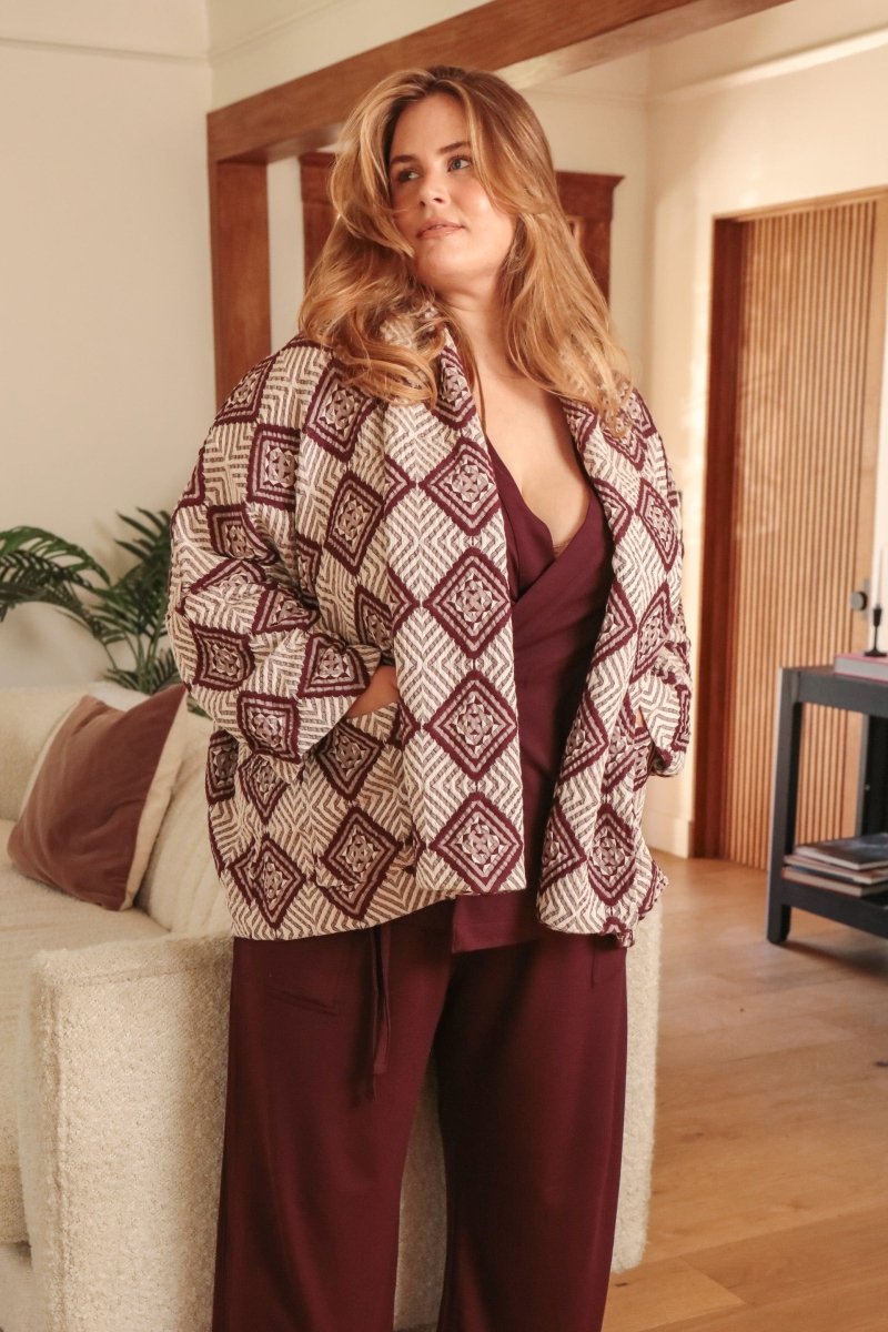 *NEW* Limited Edition Zarif Shawl Sweater - OLEZARIFBGDYXXS - OddBird Co.