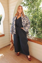 *NEW* Limited Edition Zarif Shawl Sweater - OLEZARIFBLUEXXS - OddBird Co.