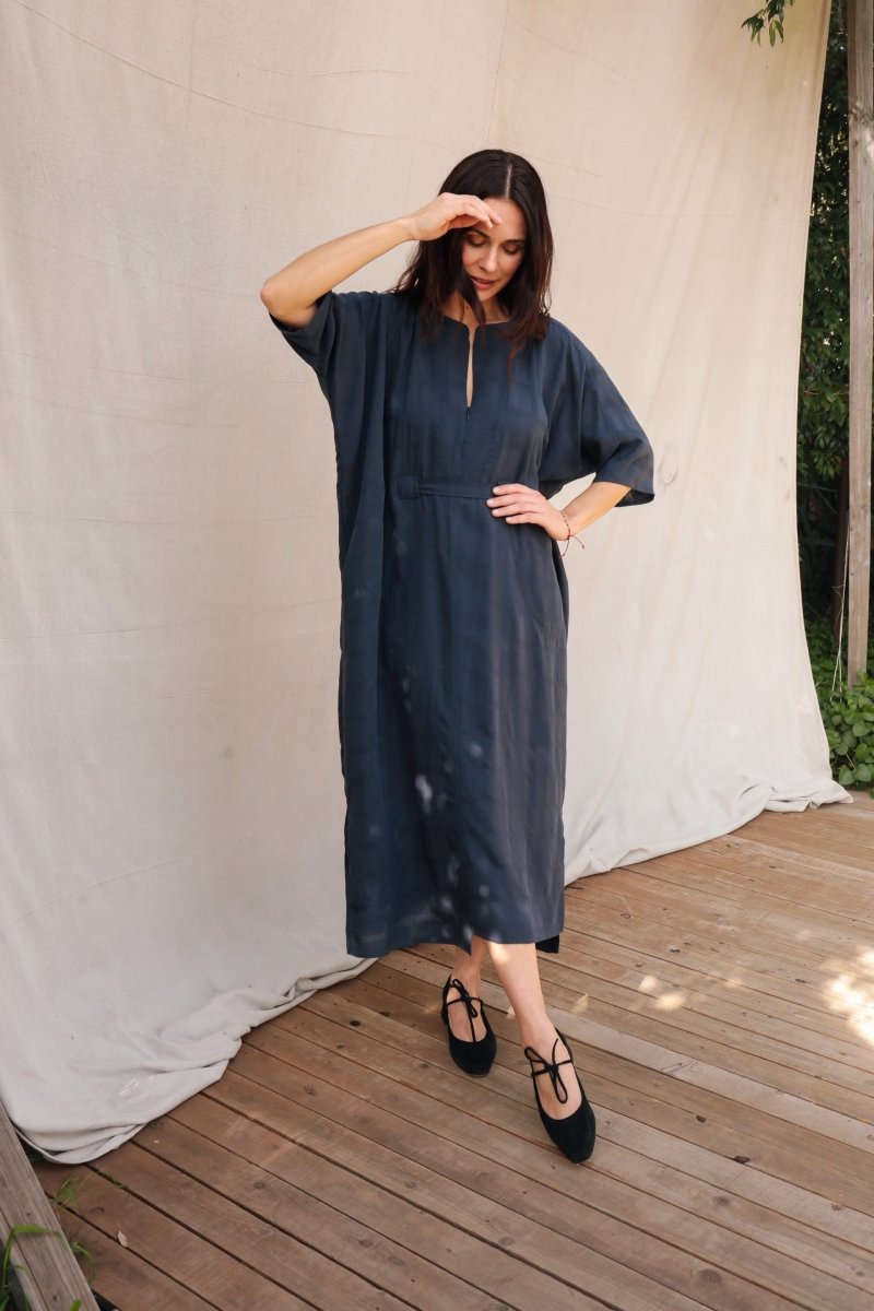 Rüya Tunic - Indigo - DLERUYAINDIXXS - OddBird Co.