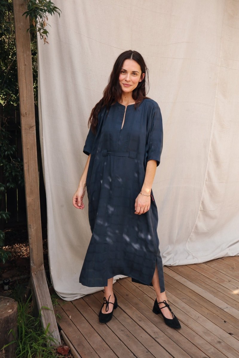 Rüya Tunic - Indigo - DLERUYAINDIXXS - OddBird Co.