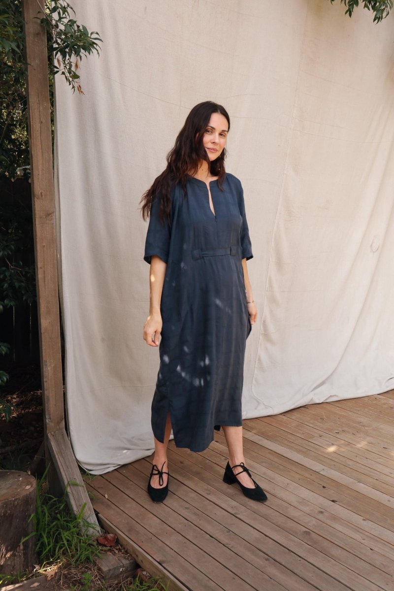 Rüya Tunic - Indigo - DLERUYAINDIXXS - OddBird Co.