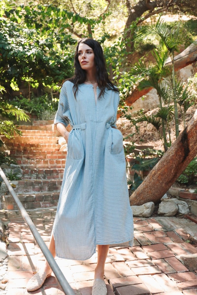 OddBird Loungewear Rüya Tunic - Ocean Blue