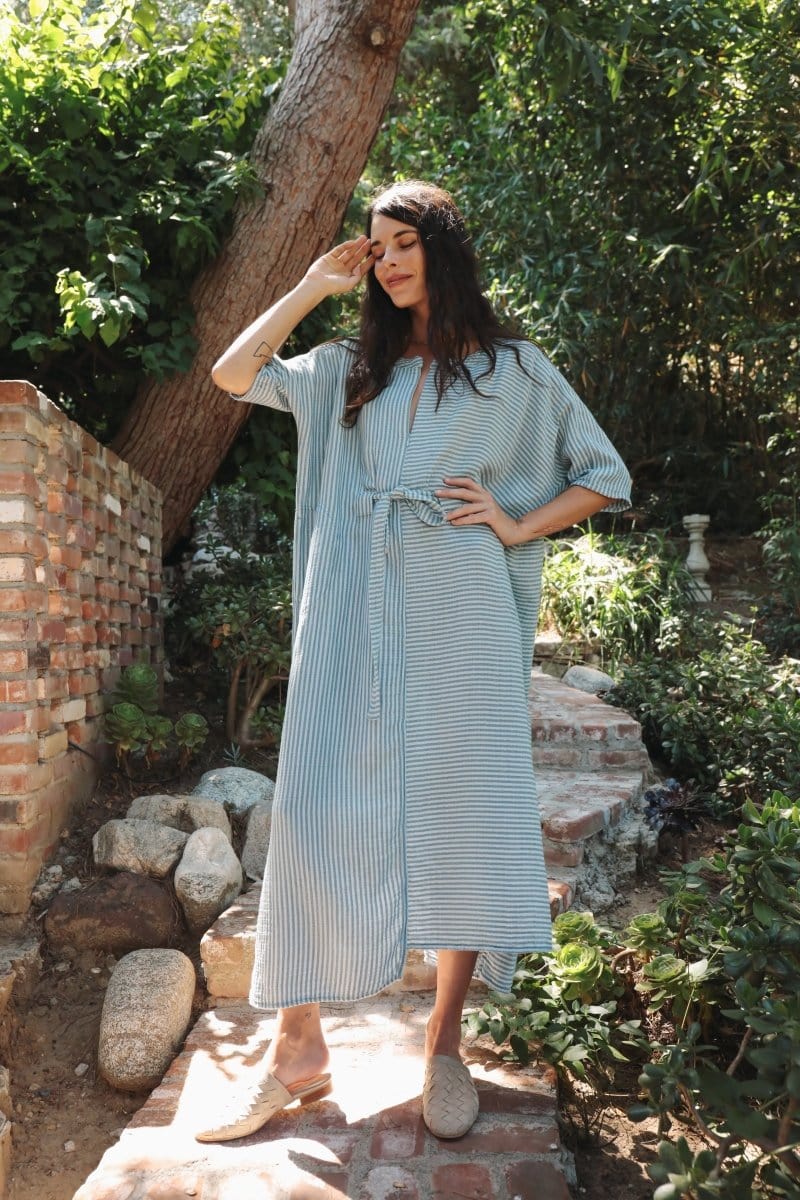 OddBird Loungewear Rüya Tunic - Ocean Blue