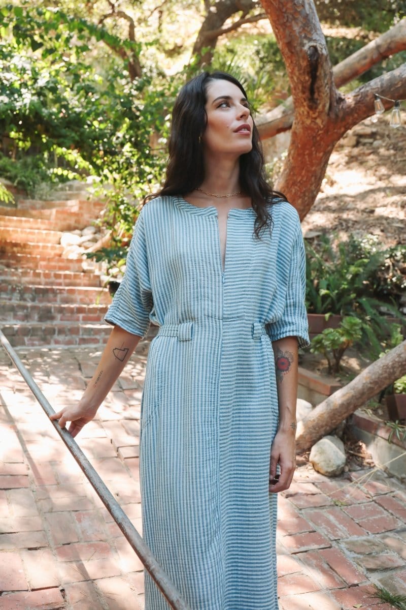 OddBird Loungewear Rüya Tunic - Ocean Blue