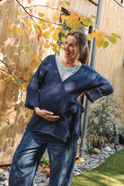 Sirin Ballet Sweater - OLESIRINNAVYXXS - OddBird Co.