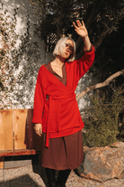 Sirin Ballet Sweater - OLESIRINREDXXS - OddBird Co.