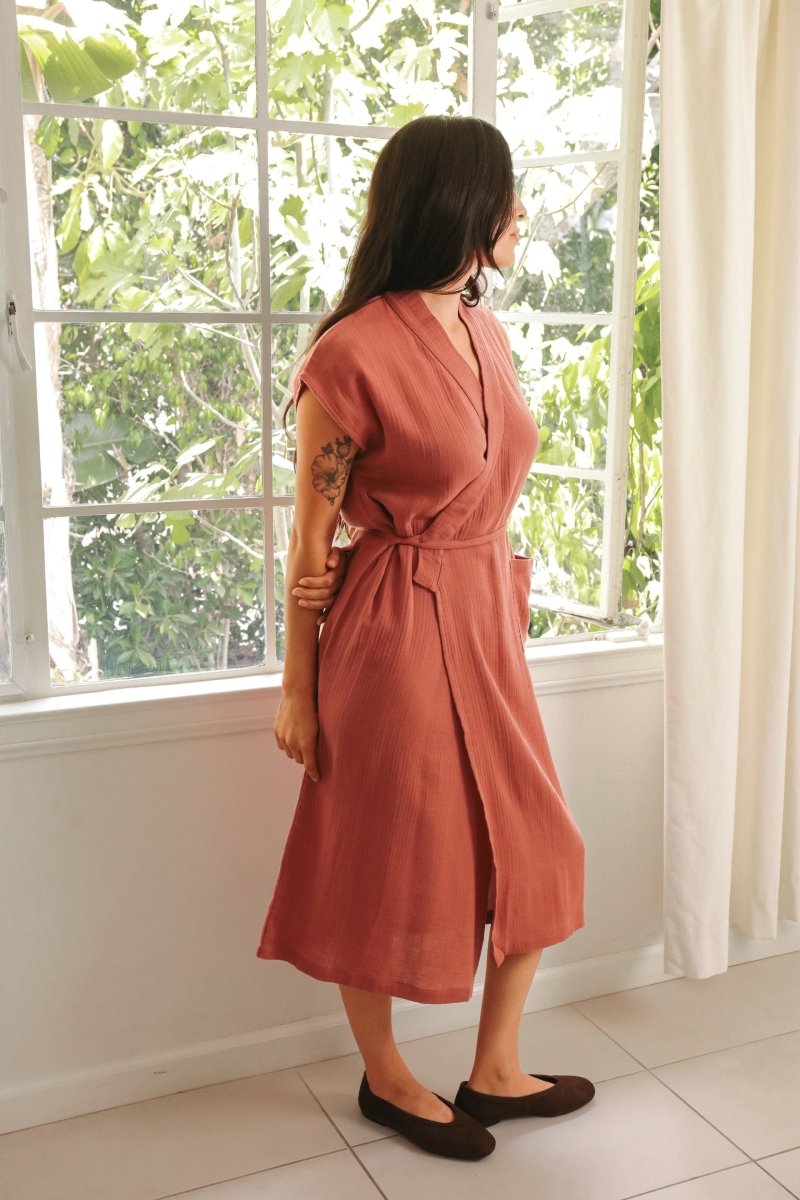 The Aydin 'House' Dress - Canyon Rose - LCAYDCRXS - OddBird Co.