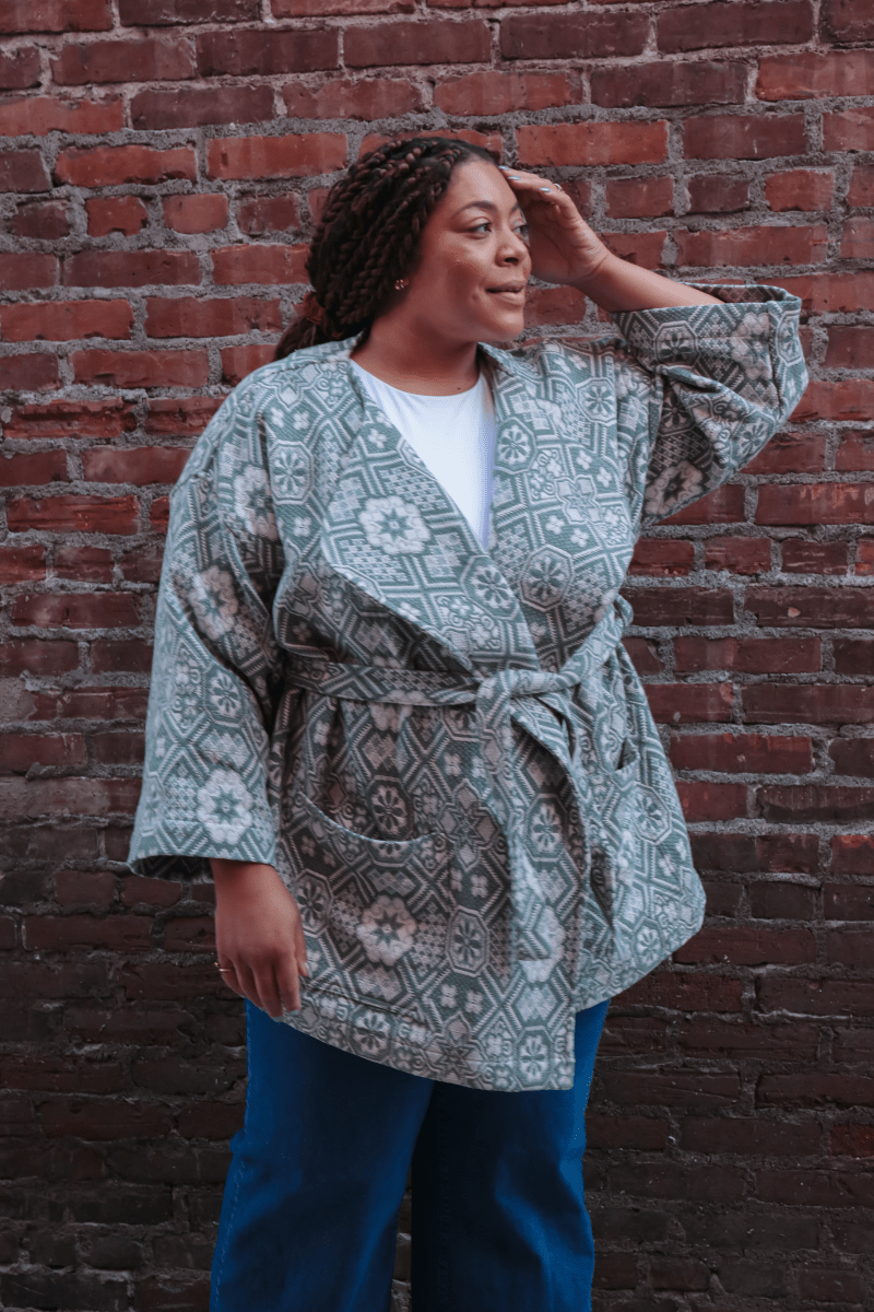 OddBird Loungewear The Mosaic Coat- READY-TO-SHIP (Copy)