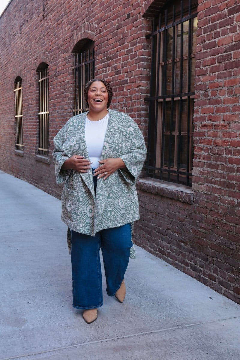 OddBird Loungewear The Mosaic Coat- READY-TO-SHIP (Copy)