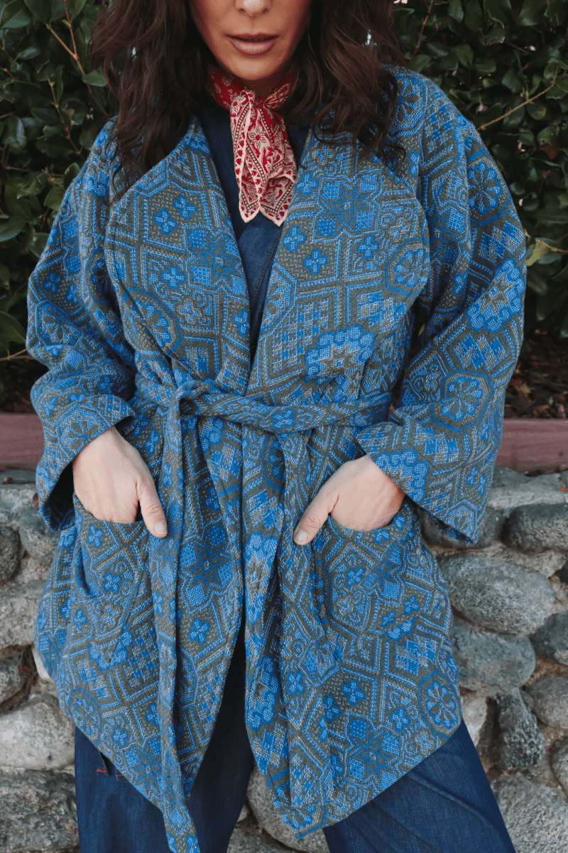 The Mosaic Coat - READY - TO - SHIP - OddBird Co.