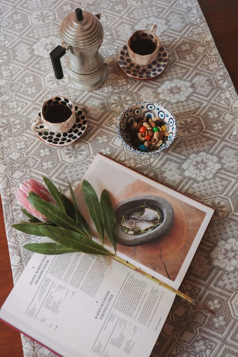 OddBird Accessories Perfect Neutral The Waste-Not-Want-Not Mosaic Table Runner