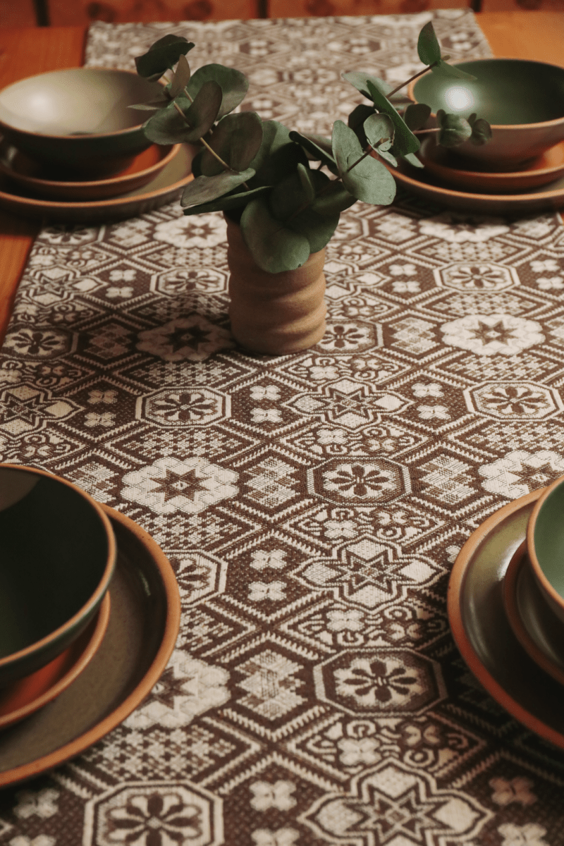 OddBird Accessories The Waste-Not-Want-Not Mosaic Table Runner