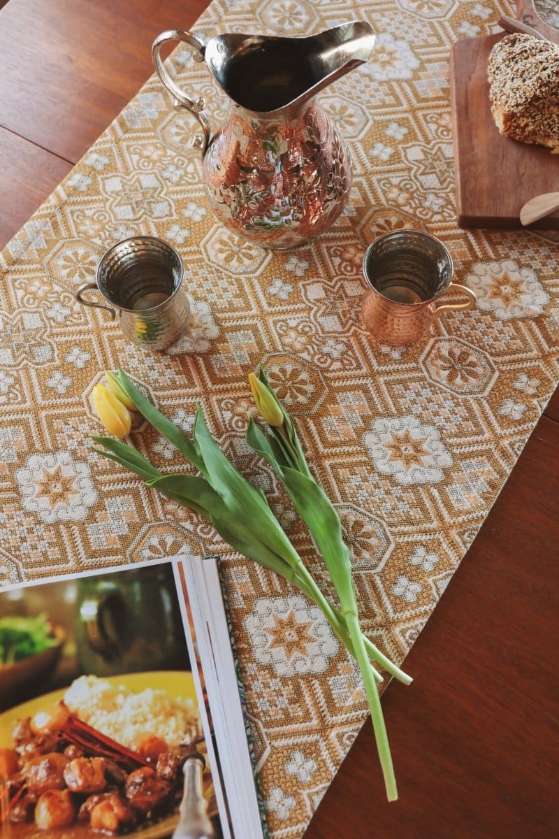 OddBird Accessories The Waste-Not-Want-Not Mosaic Table Runner
