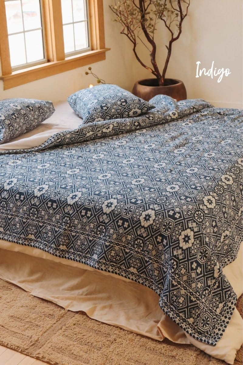 OddBird Co. Indigo Waste Not Want Not - Mosaic Loop Bag