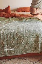 OddBird Co. Sage Green Waste Not Want Not - Mosaic Loop Bag