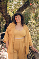 OddBird Loungewear Kardeş Şile Loungewear Separates - Marigold