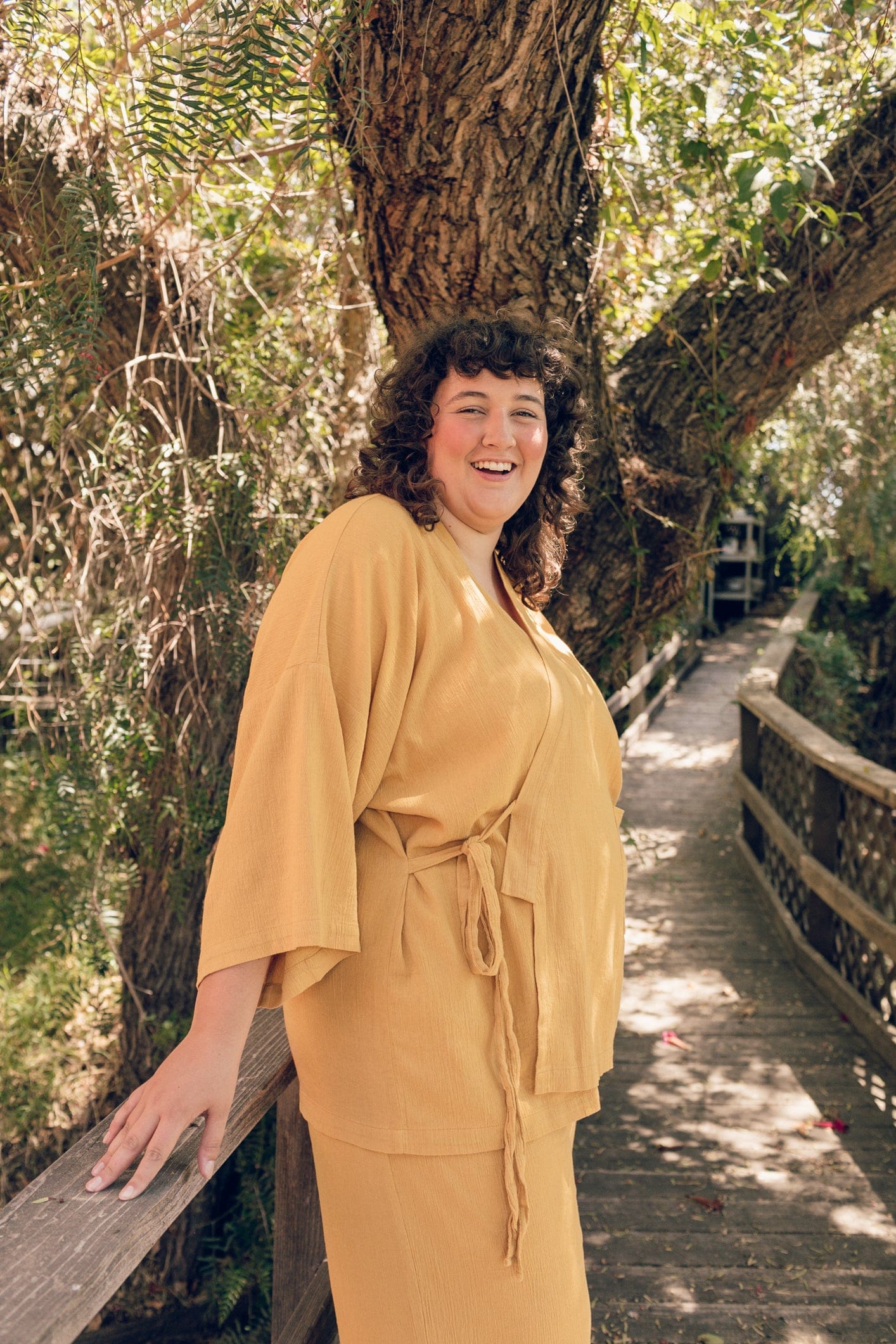 OddBird Loungewear Kardeş Şile Loungewear Separates - Marigold