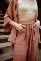 OddBird Loungewear Kardeş Loungewear Separates - Canyon Rose