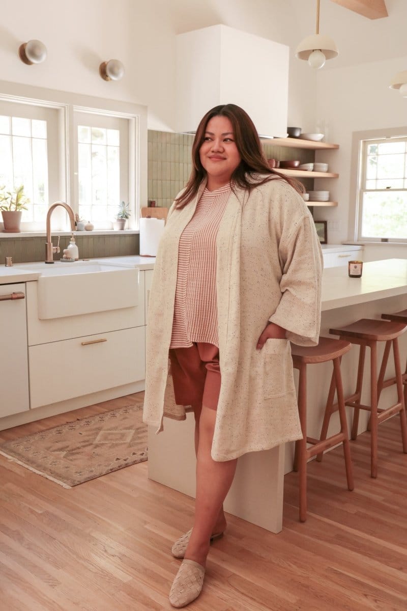 OddBird Robes Dalga Kisa-Cut Robe