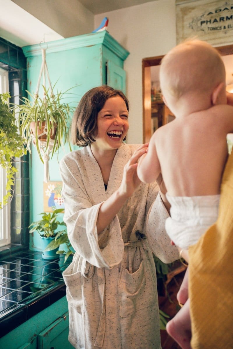 OddBird Robes Dalga Kisa-Cut Robe