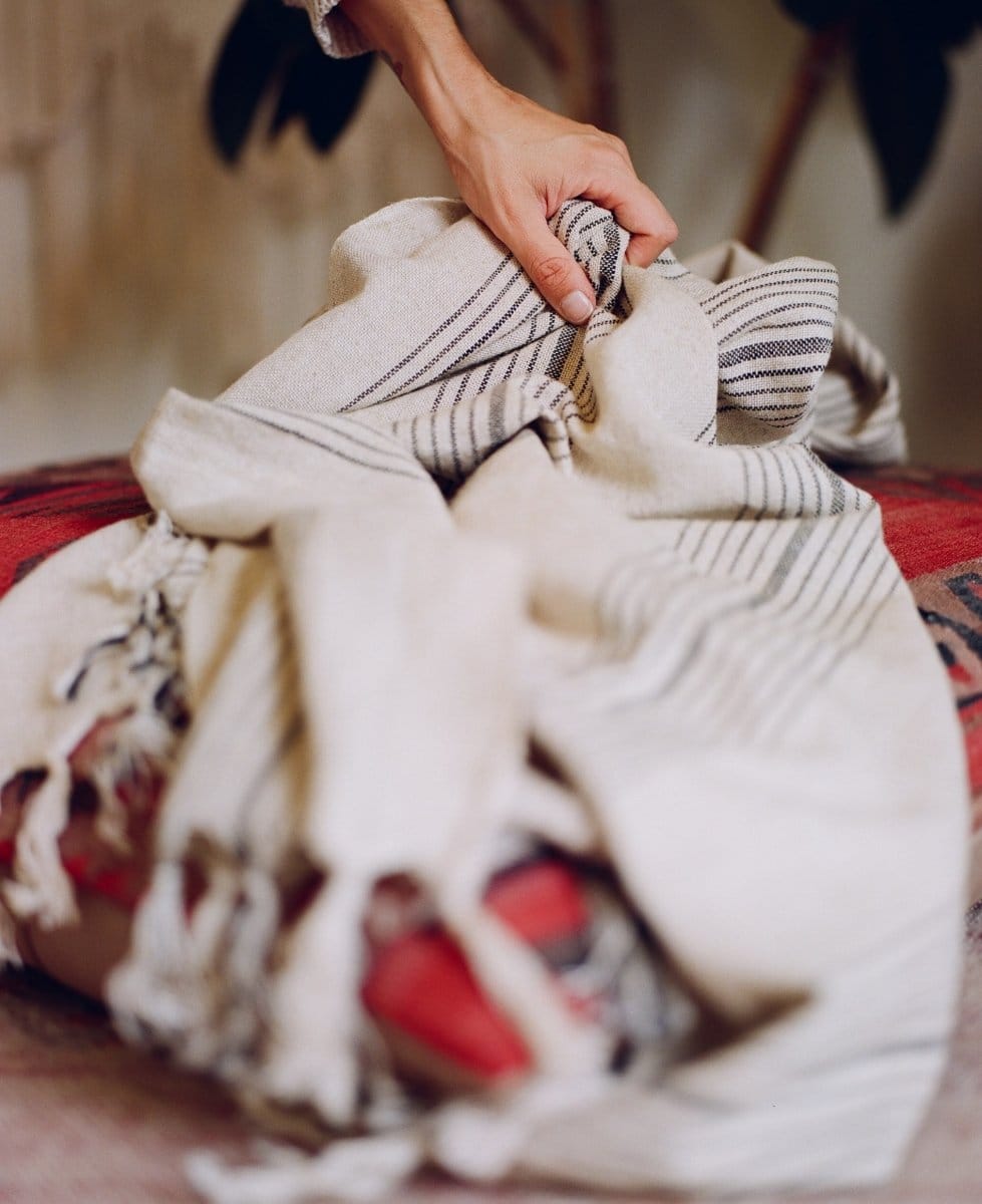 OddBird Towels Bath Towel (Single) Fener Handwoven Linen Towel