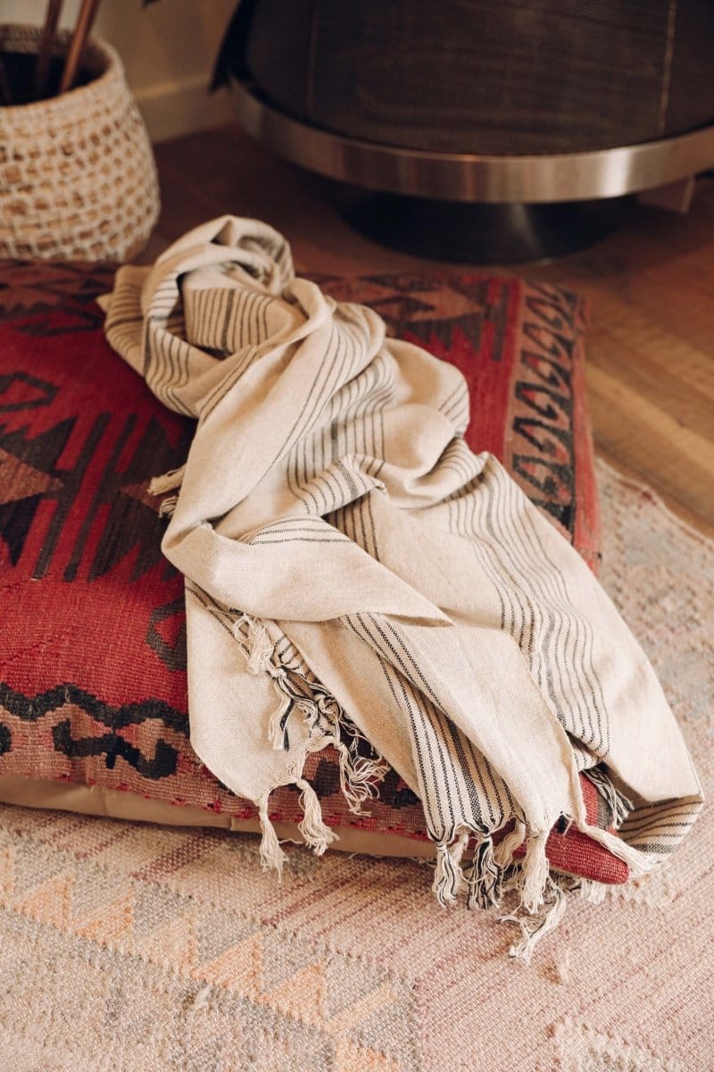 OddBird Towels Bath Towel (Single) Fener Handwoven Linen Towel