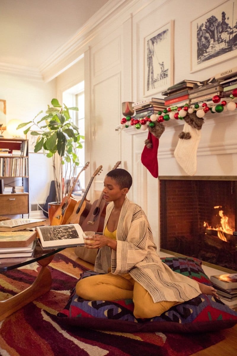 OddBird Robes Fener Linen Kisa-Cut Robe