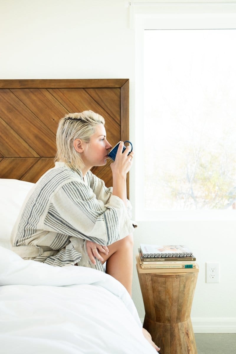 OddBird Robes Fener Linen Kisa-Cut Robe