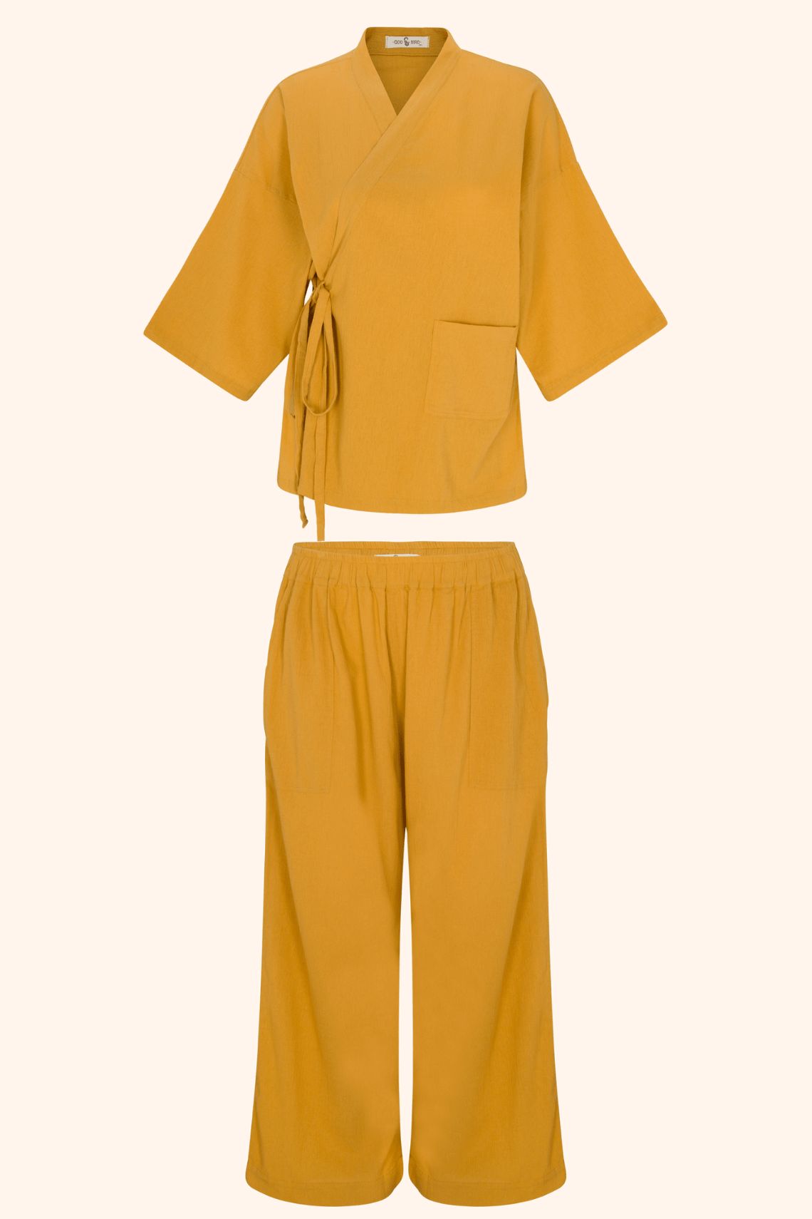 OddBird Loungewear Kardeş Şile Loungewear Separates - Marigold