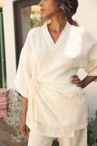 Kardeş Loungewear Separates - Alabaster - LKTOPALXS - OddBird Co.