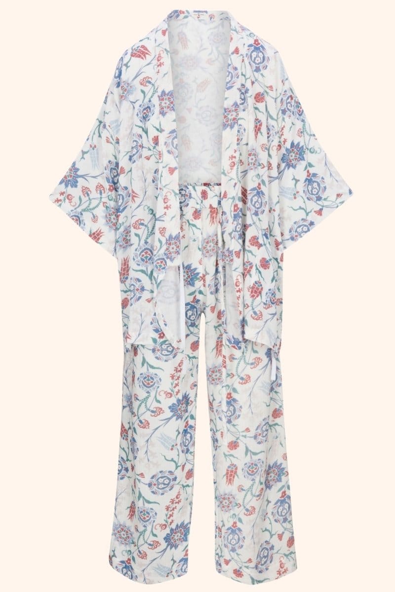 OddBird Loungewear Kardeş Loungewear Separates - Lale Print