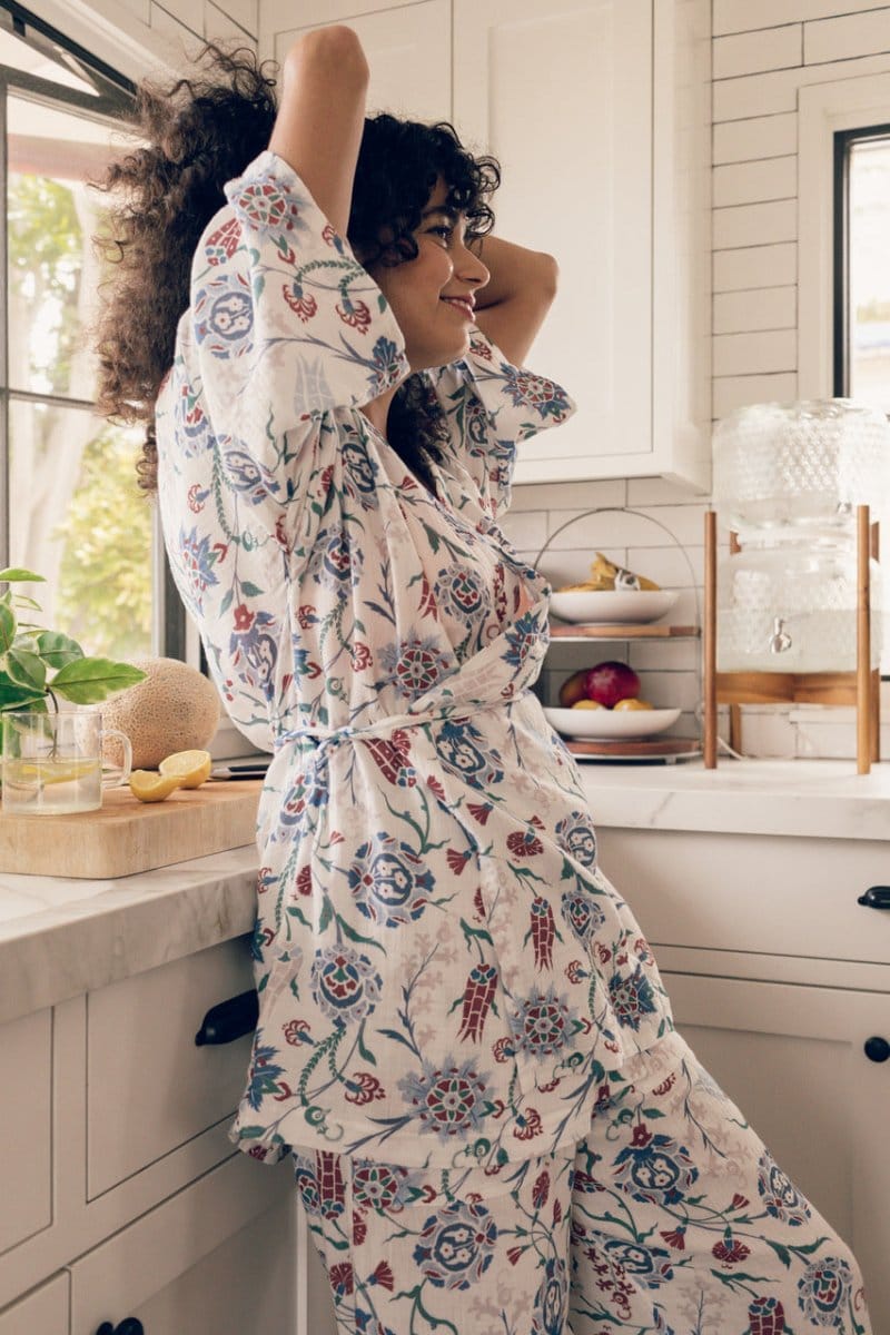 OddBird Loungewear Kardeş Loungewear Separates - Lale Print