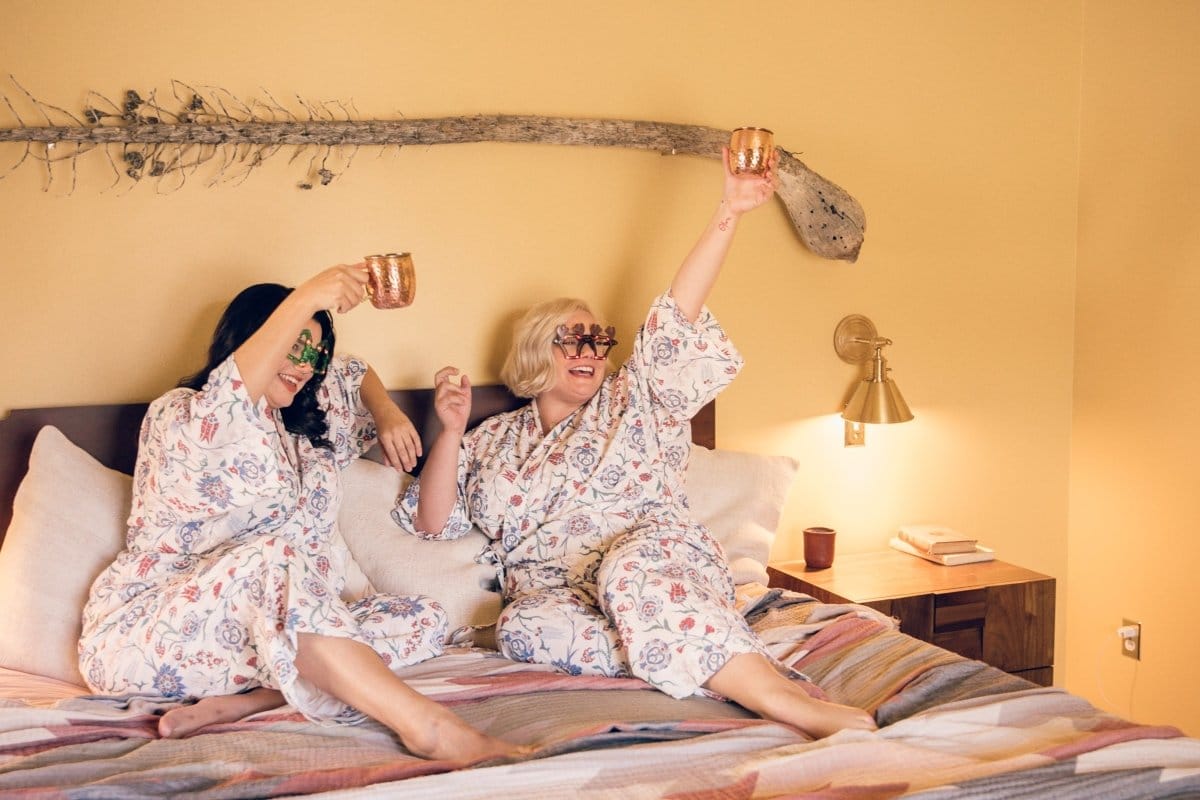 OddBird Loungewear Kardeş Şile Loungewear Separates - Lale Print