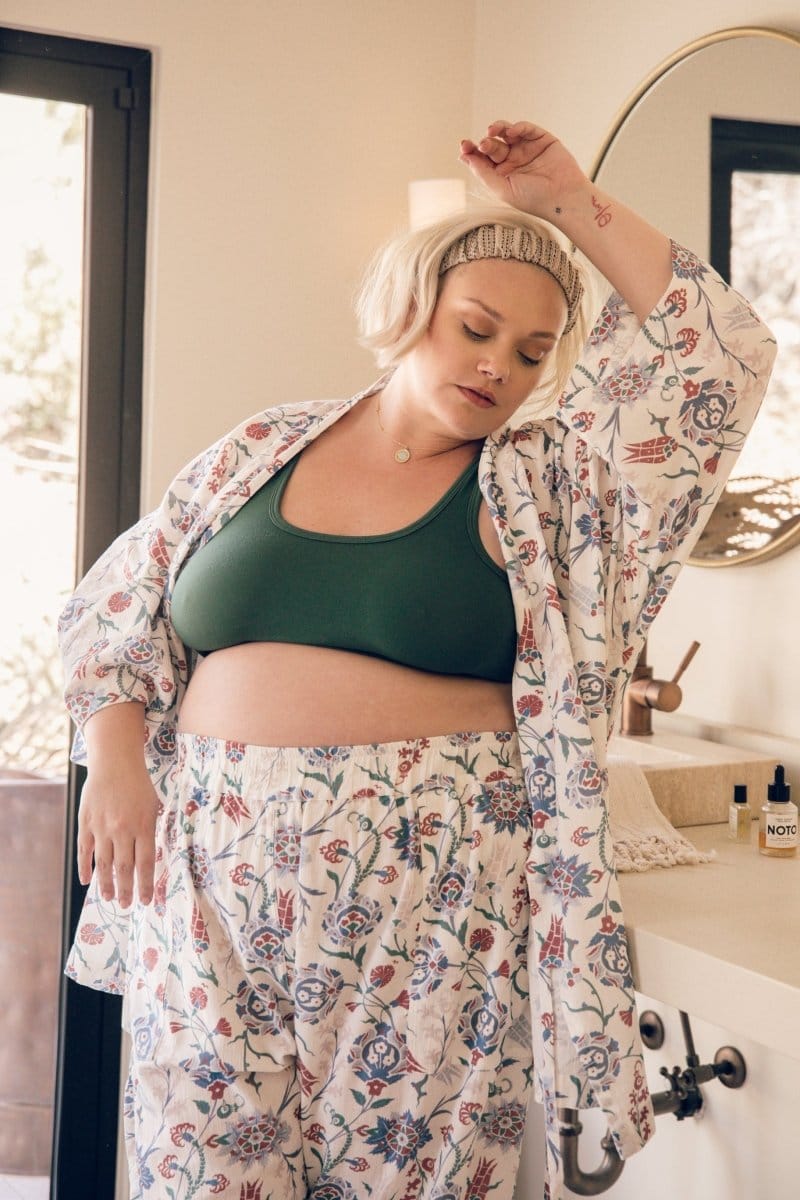 OddBird Loungewear Kardeş Şile Loungewear Separates - Lale Print