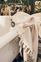 OddBird Towels Bath Towel (Single) Limited Edition Beyaz Handwoven Towel