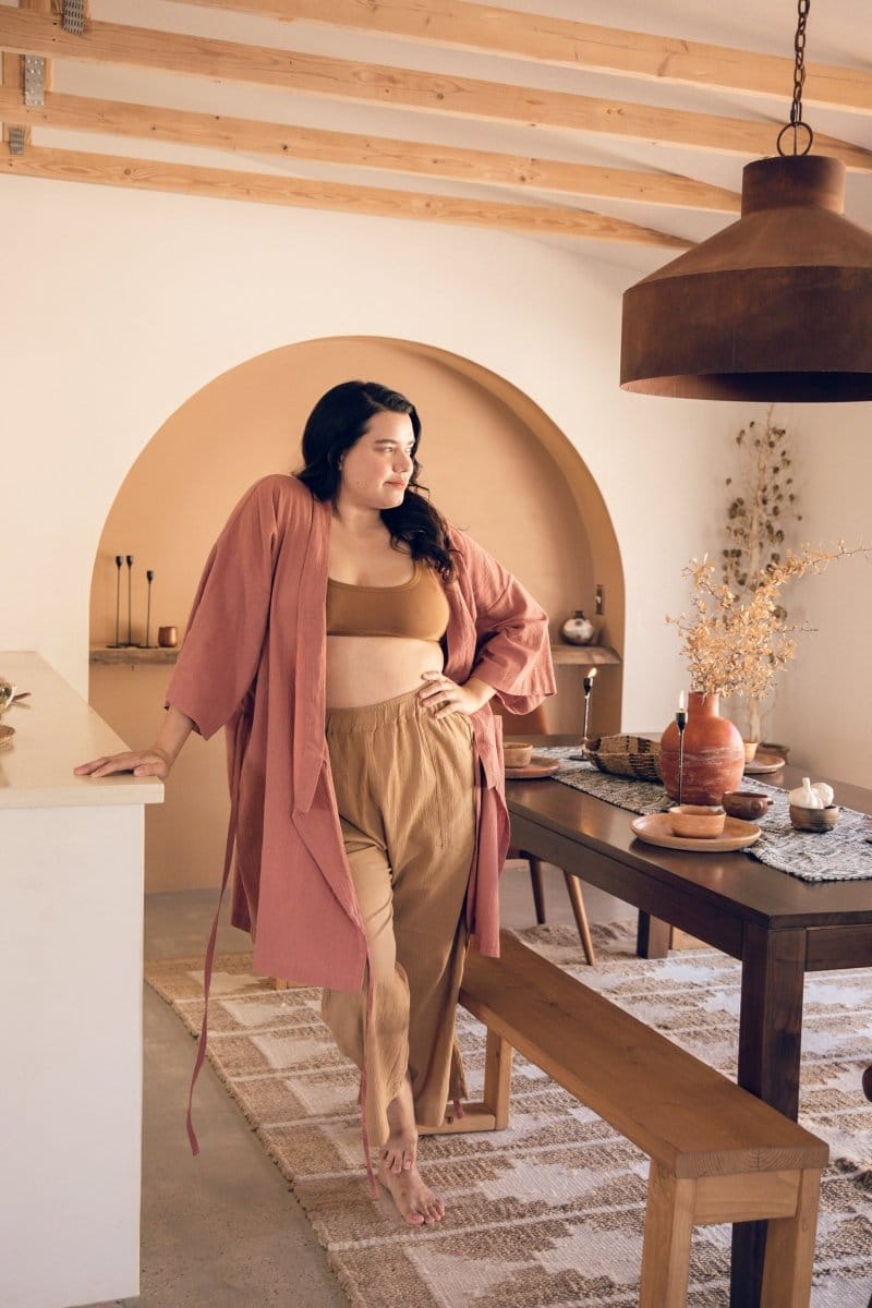 OddBird Loungewear Selin Sleep/Play Dress in Şile - SECONDS/SAMPLE