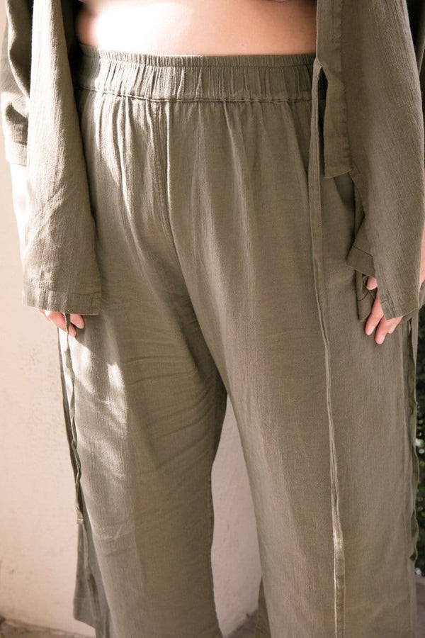Sile Cloth Two Piece Pant