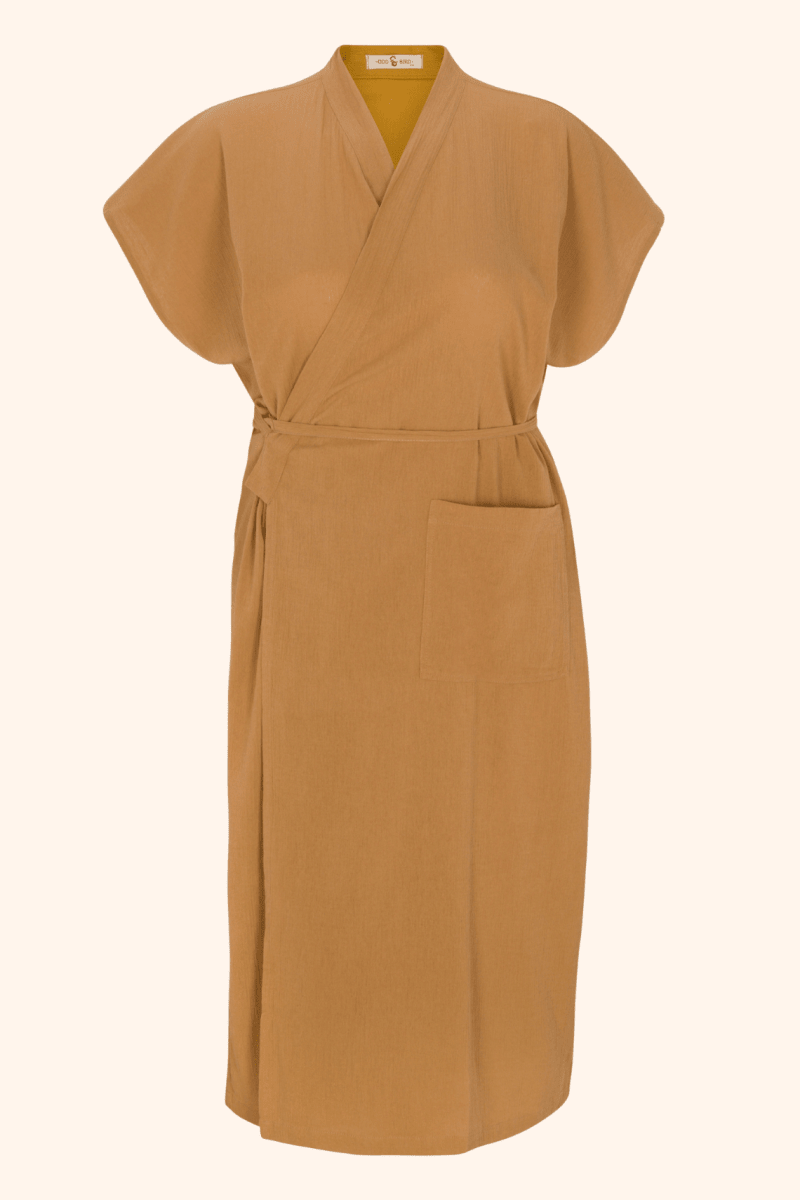 The 'Aydin' Şile House Dress - Kahve - LESAYDK1X - OddBird Co.