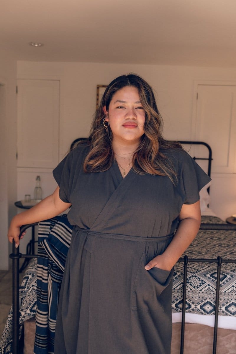 Aydin ile Wrap Lounge Dress | Plus Size | Luxury 100% Soft Turkish Sile Cotton | Indoor and Outdoor Wear OddBird Co. Aydin ile Wrap Lounge Dress | Plus Size | Luxury 100% Soft Turkish Sile Cotton | Indoor and Outdoor Wear OddBird Co.